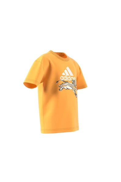 adidas Unisex Çocuk  LK DY LK T T-shirt IY7699 - Resim 8