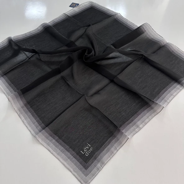 Levi'dor Kehribar Eşarp Siyah LTR0201