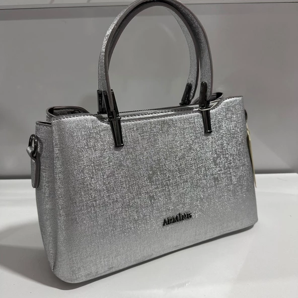 Armine Bayan Çanta Düz Gümüş AR31110
