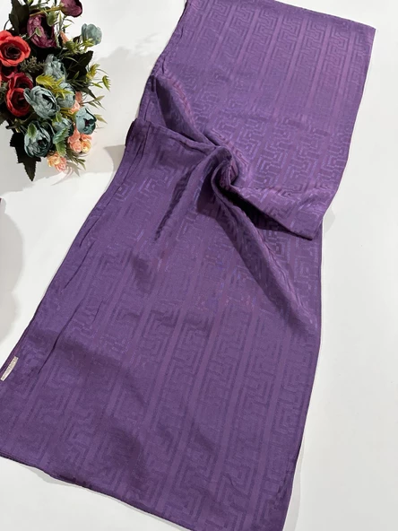 Levidor Premium Jakar Şal Morcivert LJK0402 ürün görseli