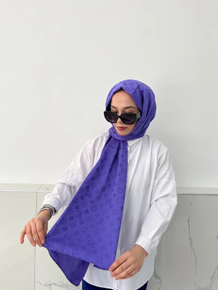 Locella Jakar Şal Lila JSL1318 - Resim 2