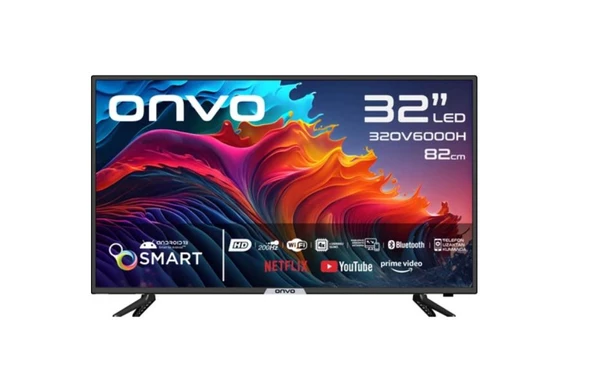 Onvo 32OV6000H HD 32" 82 Ekran Uydu Alıcılı Android Smart LED TV