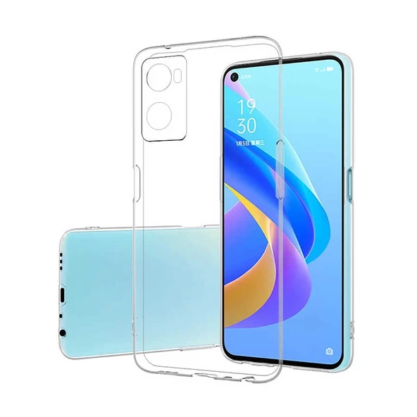 Oppo A96 4G Uyumlu Kılıf  Süper Silikon Kapak