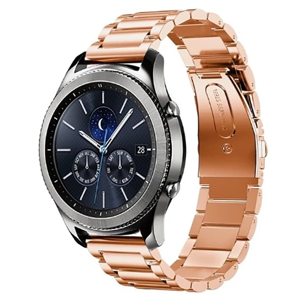 ​​Samsung Watch 46mm Akıllı Saat Kordonu (22mm) KRD-04 Metal Kordon