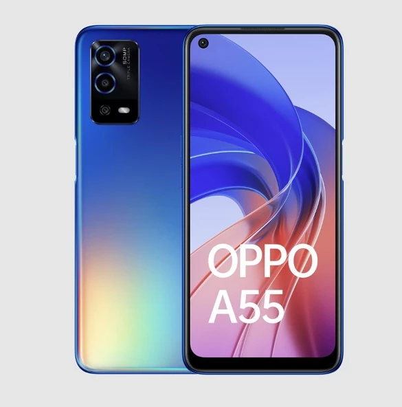 Oppo A55 128 GB Blue 4 GB Ram Yenilenmiş Ürün ( Sıfır Gibi)