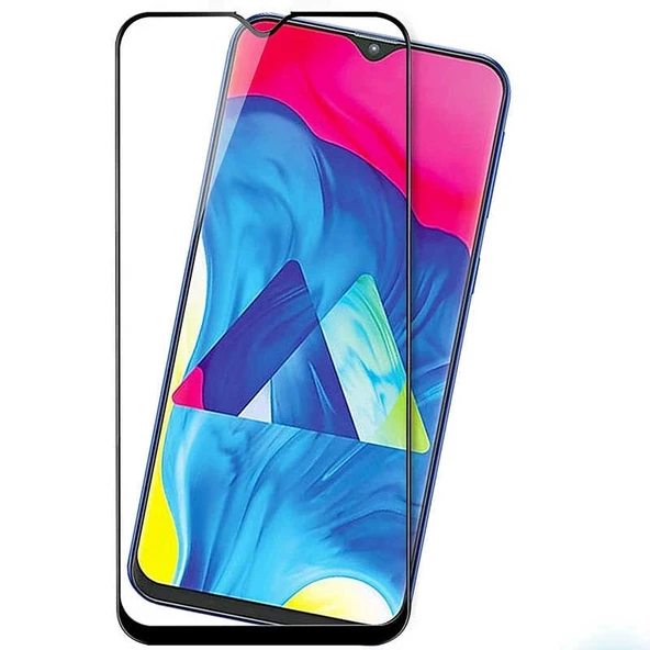 Oppo A7X Uyumlu Kenarları Kırılmaya Dayanıklı Cam Ekran Koruyucu