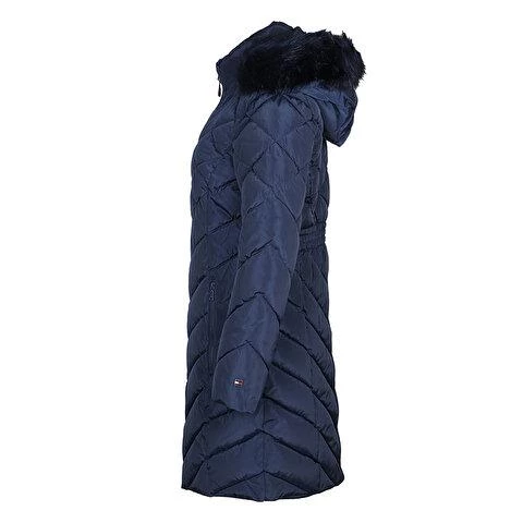 Tommy Hilfiger Kadın Mont Lacivert TW2MP186-NVY - 3