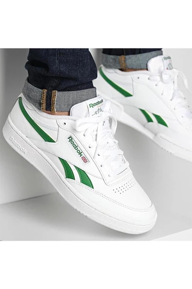 Reebok Club C Revenge 100032882 Unisex Sneaker Ayakkabı Beyaz Yeşil 36-45,5