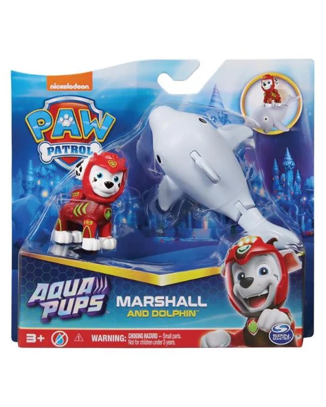 Paw Patrol Aqua Pups Marshall ve Dolphin 20139321