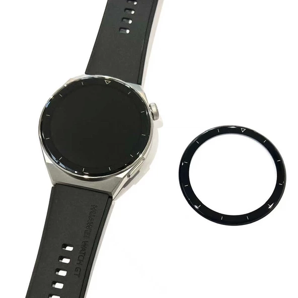 Huawei Watch GT 3 Pro 46mm Akıllı Saat Kordonu Uyumlu PMMA Pet Saat Ekran Koruyucu