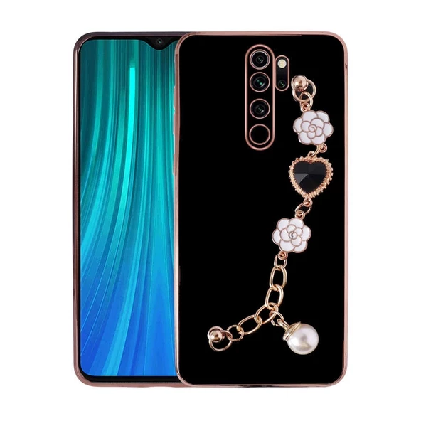 Xiaomi Redmi Note 8 Pro Kılıf El Tutamaçlı Kamera Korumalı Uyumlu Taka Silikon Kapak