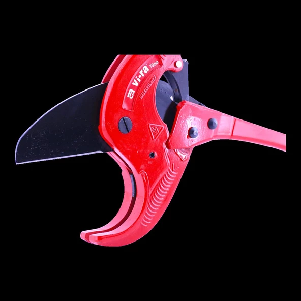 Vira Pvc Profesyonel Plastik Boru Kesme Makası 75 mm Çelik - Resim 5