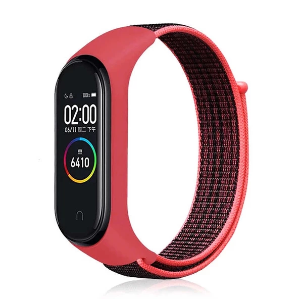 Xiaomi Mi Band 4 Uyumlu KRD-03 Hasır Kordon