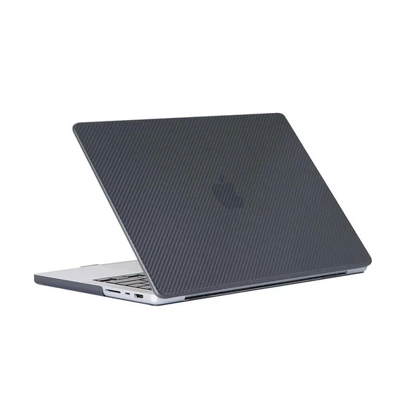 Macbook Pro 16.2 2023 A2780 Uyumlu MSoft Carbon Fiber Tasarımlı Kapak