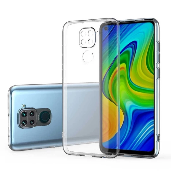 Xiaomi Redmi Note 9 Uyumlu Kılıf  Kamera Korumalı Süper Silikon Kapak