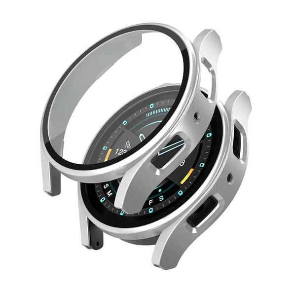 Sneezy Samsung Galaxy Watch 4 44mm PC Sert Kasa Ve Ekran Koruyucu