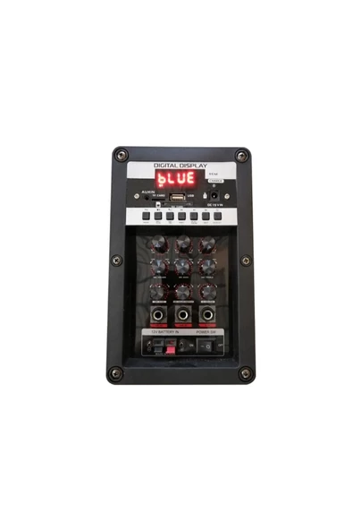 Superbass LT-912 Şarjlı Mikrofonlu Amfili Bluetooth Büyük Boy Güçlü Taşınabilir Kablosuz Hoparlör Sistemi - 2