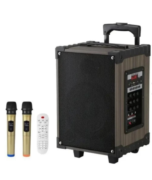 Superbass LT-912 Şarjlı Mikrofonlu Amfili Bluetooth Büyük Boy Güçlü Taşınabilir Kablosuz Hoparlör Sistemi - 4