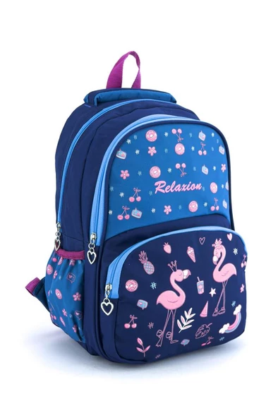 Relxion İlkokul Çantası Beslenmeli Flamingo 1340 - 2