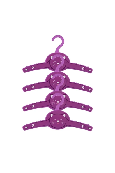 Funny 4lü Giysi Askısı Kedi Royaleks-G228-B-C - 3
