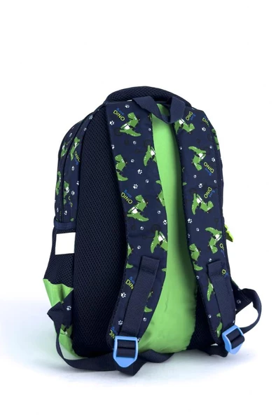 Relxion İlkokul Çantası Beslenmeli Dinazor Yeşil 1350 - Resim 4