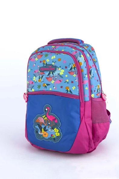 Relxion İlkokul Çantası Beslenmeli Flamingo 1350 - 3
