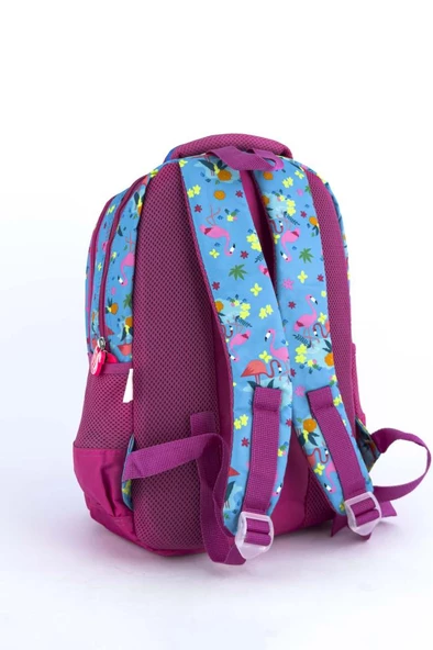 Relxion İlkokul Çantası Beslenmeli Flamingo 1350 - 4