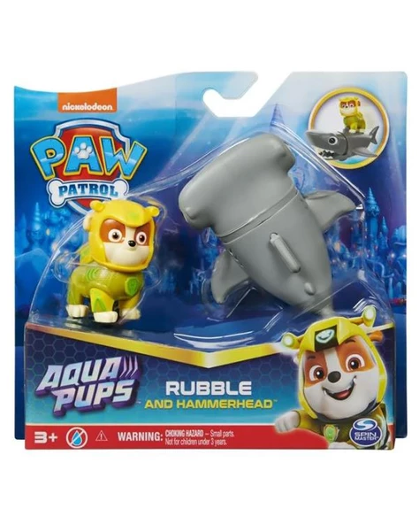 Paw Patrol Aqua Pups Rubble ve Hammerhead 20139323