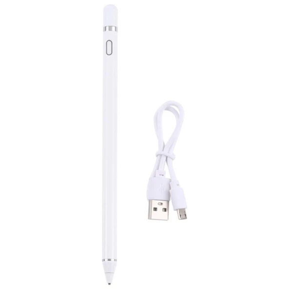 Polham Uzun Şarjlı Universal İos ve Android Uyumlu Dokunmatik Stylus Kalem, Telefon ve Tablet Kalemi - 5