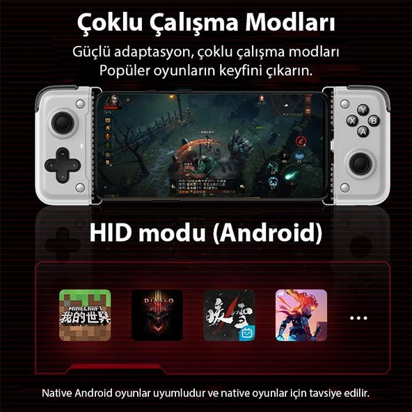 Polham İphone 15 ve Android Telefonlar İle Uyumlu Oyun Kolu, Soğutucu Özellikli Telefon Oyun Kolu - 2