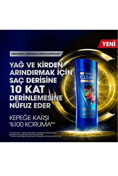 Clear Men Legend By CR7 Kepeğe Karşı Etkili Şampuan 350 ml - 3