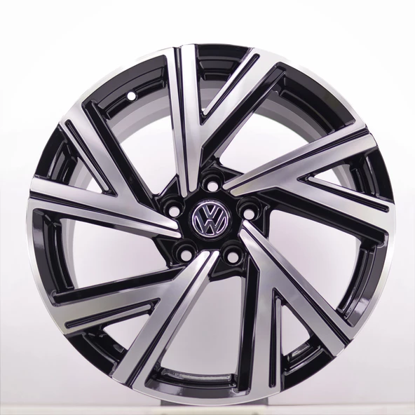 R1 Wheels 18 inç 5*112 ET40 Siyah Jant Takımı (J-813) ürün görseli