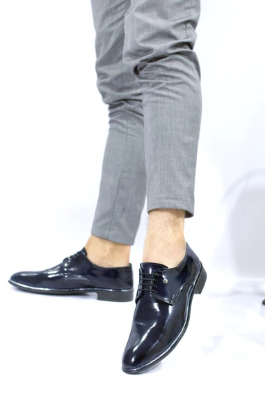 Tomiross Erkek Koyu Lacivert Damatlık Klasik Ayakkabı TMRS-570