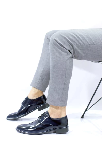 Tomiross Erkek Koyu Lacivert Damatlık Klasik Ayakkabı TMRS-570 - 3