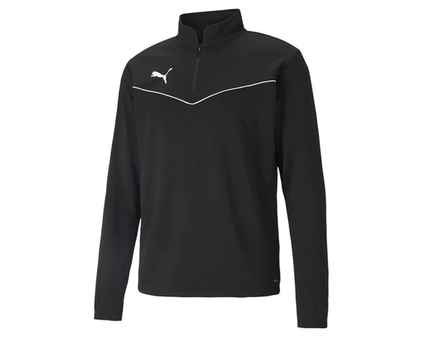 Puma 657394-03 Teamrise 1 4 Zip Top T-Shirt Dry-Cell Erkek Uzun Kollu Tişört