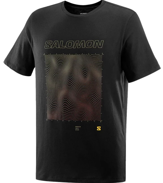 Salomon LC2219200 Graphic SS Tee Tişört Erkek T-Shirt - 15