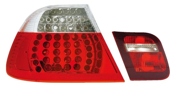 EAGLE EYES Bmw E46 lci stop lambası ledli kırmızı beyaz 4kapı 2002 / 2005