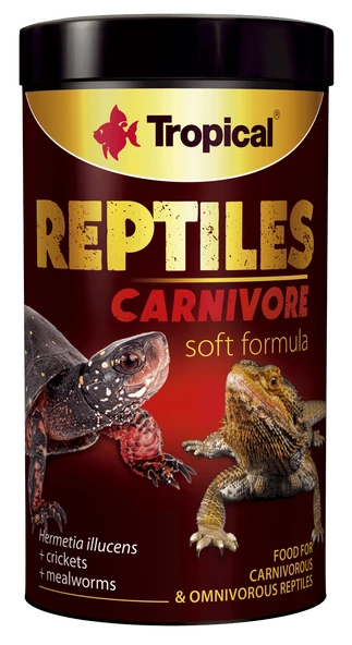 Tropical- Reptiles Carnivore Soft 1000Ml/260Gr-11626