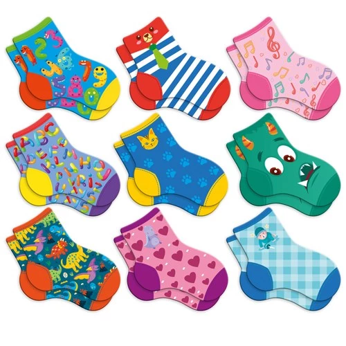 Kayıp Çoraplar Eşleştirme 32 Çift Çorap - 18 Ay+ Çocuklar İçin - 2