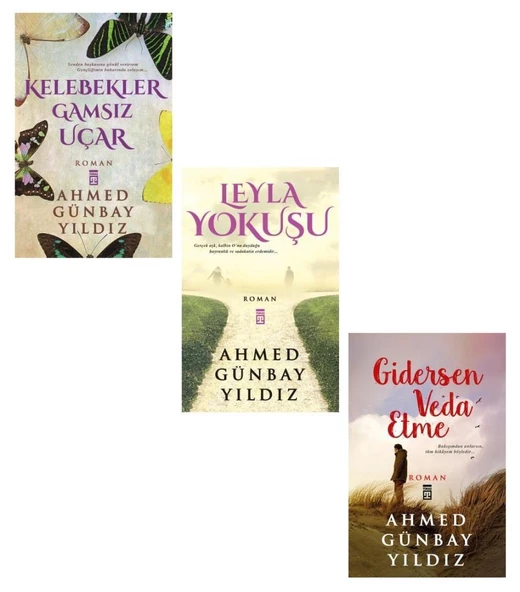 Gidersen Veda Etme + Leyla Yokuşu + Kelebekler Gamsız Uçar SET