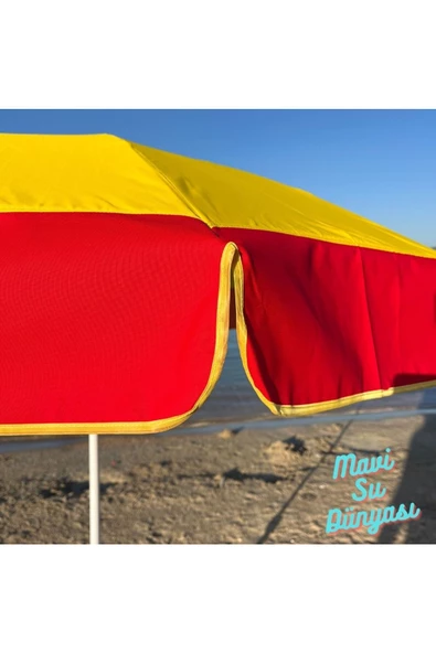 Plaj Şemsiyesi Deniz, Balkon, Bahçe (Bidonsuz) 2 Metre, 10 Telli - 10
