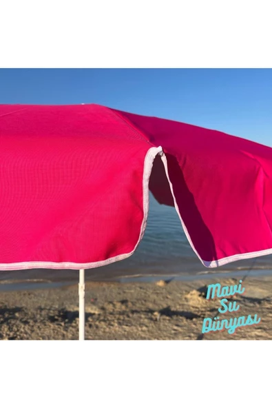 Plaj Şemsiyesi Deniz, Balkon, Bahçe (Bidonsuz) 2 Metre, 10 Telli - 5