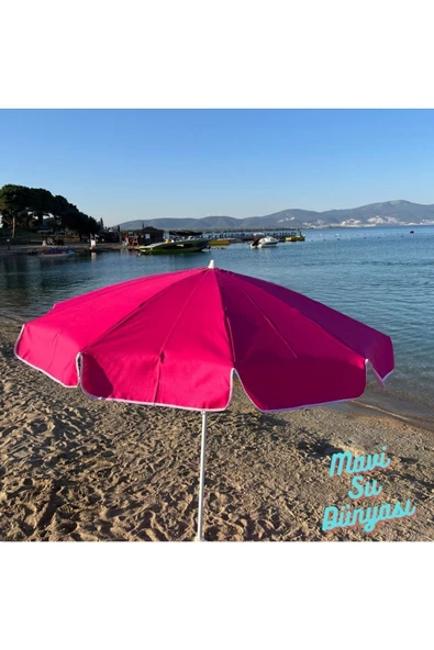 Plaj Şemsiyesi Deniz, Balkon, Bahçe (Bidonsuz) 2 Metre, 10 Telli - 11