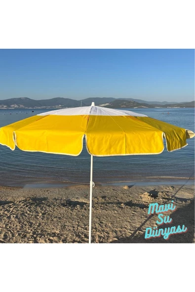 Plaj Şemsiyesi Deniz, Balkon, Bahçe (Bidonsuz) 2 Metre, 10 Telli - 3