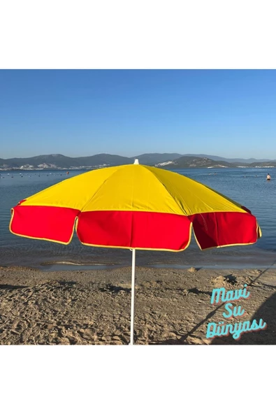 Plaj Şemsiyesi Deniz, Balkon, Bahçe (Bidonsuz) 2 Metre, 10 Telli - 4