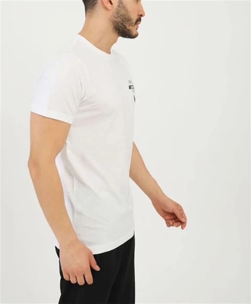 Joma Light Beyaz Erkek Tişört - 4231123B - 3