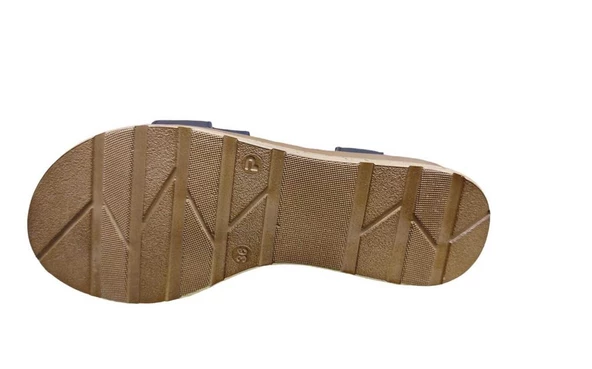 MAMMAMİA D24YS-1480 DOLGU TABAN DERİ KADIN SANDALET - 6