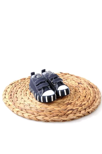 Papuçcity 02851 Unisex Çocuk Bebe Renkli Keten Konvers Ayakkabı - 10