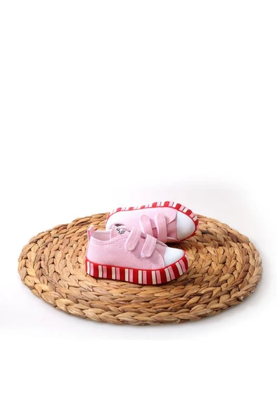 Papuçcity 02851 Unisex Çocuk Bebe Renkli Keten Konvers Ayakkabı - 3