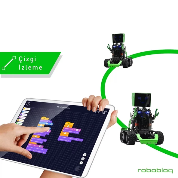 Robobloq Qoopers Robot Kiti Steam Eğitim Robotu - 5